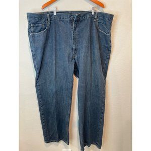 Levi's 559 Med Wash Relaxed Straight Leg Denim Jeans Size 52x32